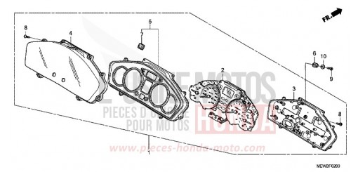 COMPTEUR NT700VB de 2011